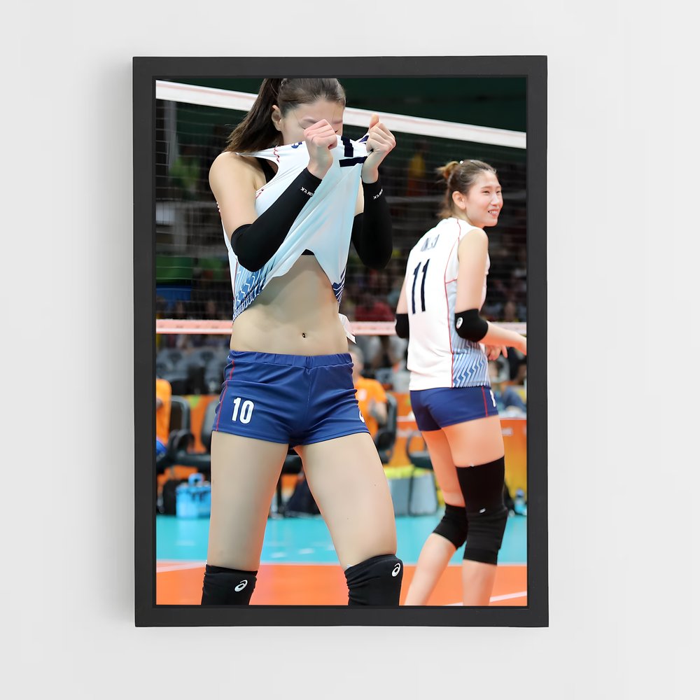 Poster Kim Énergie sommet – affiche Volleyball (vue 2)